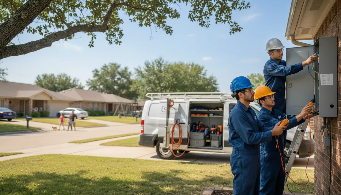 Certified electrician providing emergency electrical services in Union, IA